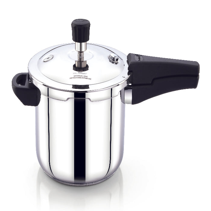 Sleek Stainless Steel Pressure Cooker - Main Image