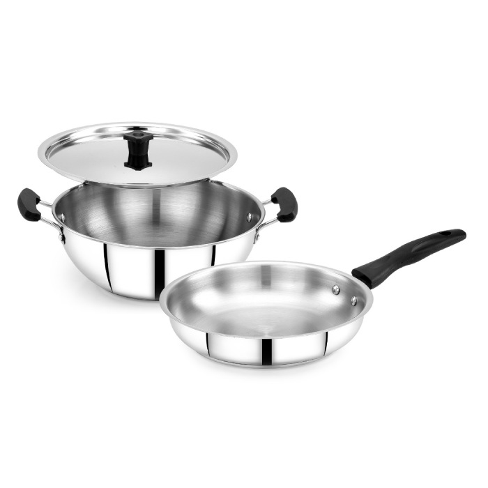 Castey pans and pots, cast aluminum, cast iron, 3-ply stainless steel –