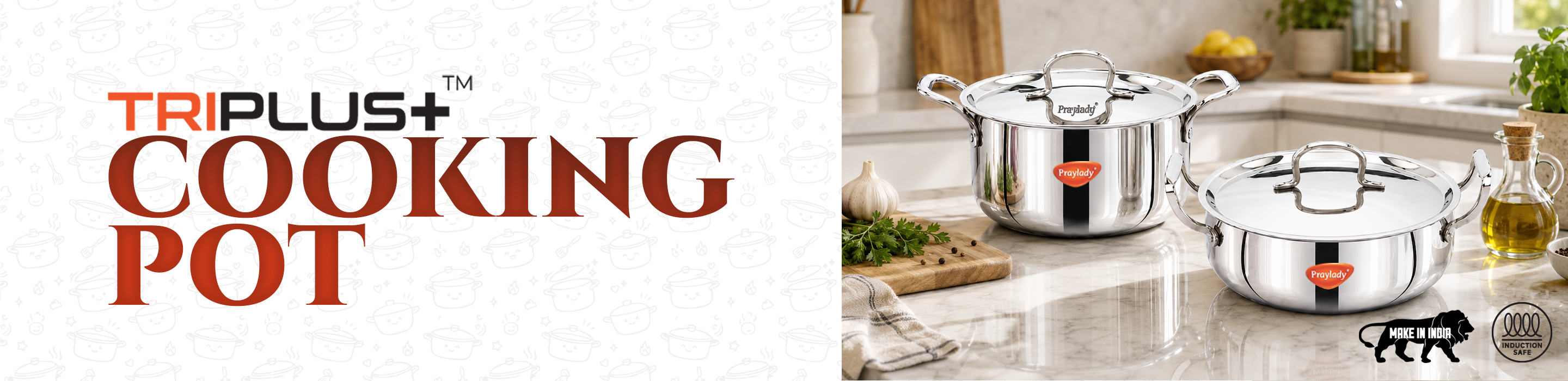 Triplus cooking pot