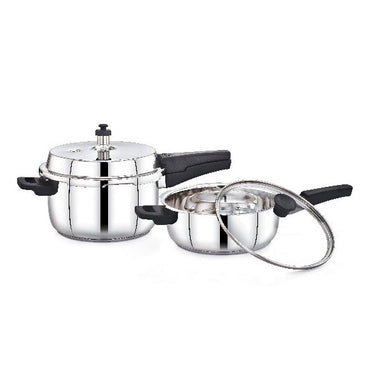 Praylady 3.5Ltr & 5.0Ltr Pressure Cooker Combo