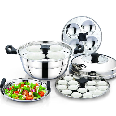 3-ply Stainless Steel Idli Pots