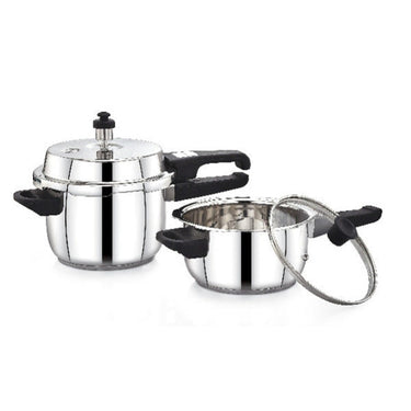 Praylady 2.0Ltr & 3.0Ltr Pressure Cooker Combo