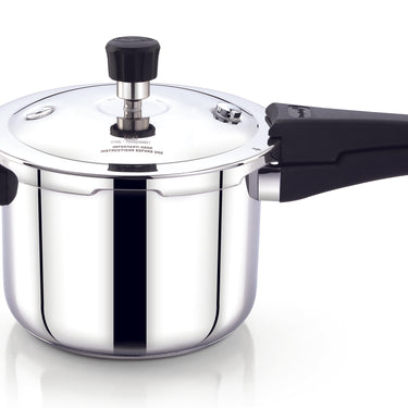 Sleek Stainless Steel Pressure Cooker