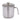 Praylady Stainless Steel Milk Boiler with Glass Lid (Hammered – Premium Textured Finish)