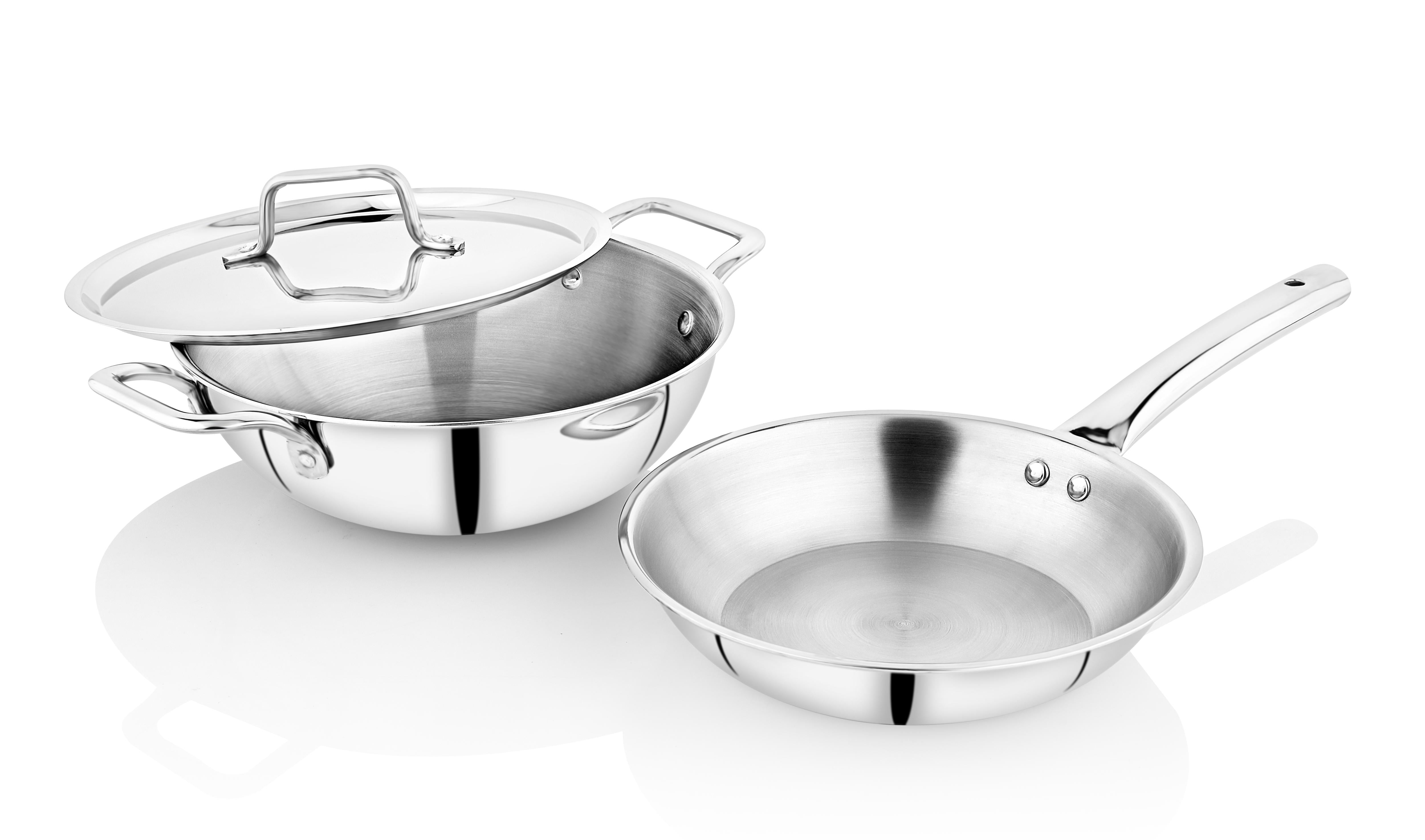 TRIPLUS 3-Piece Triply Cookware Set