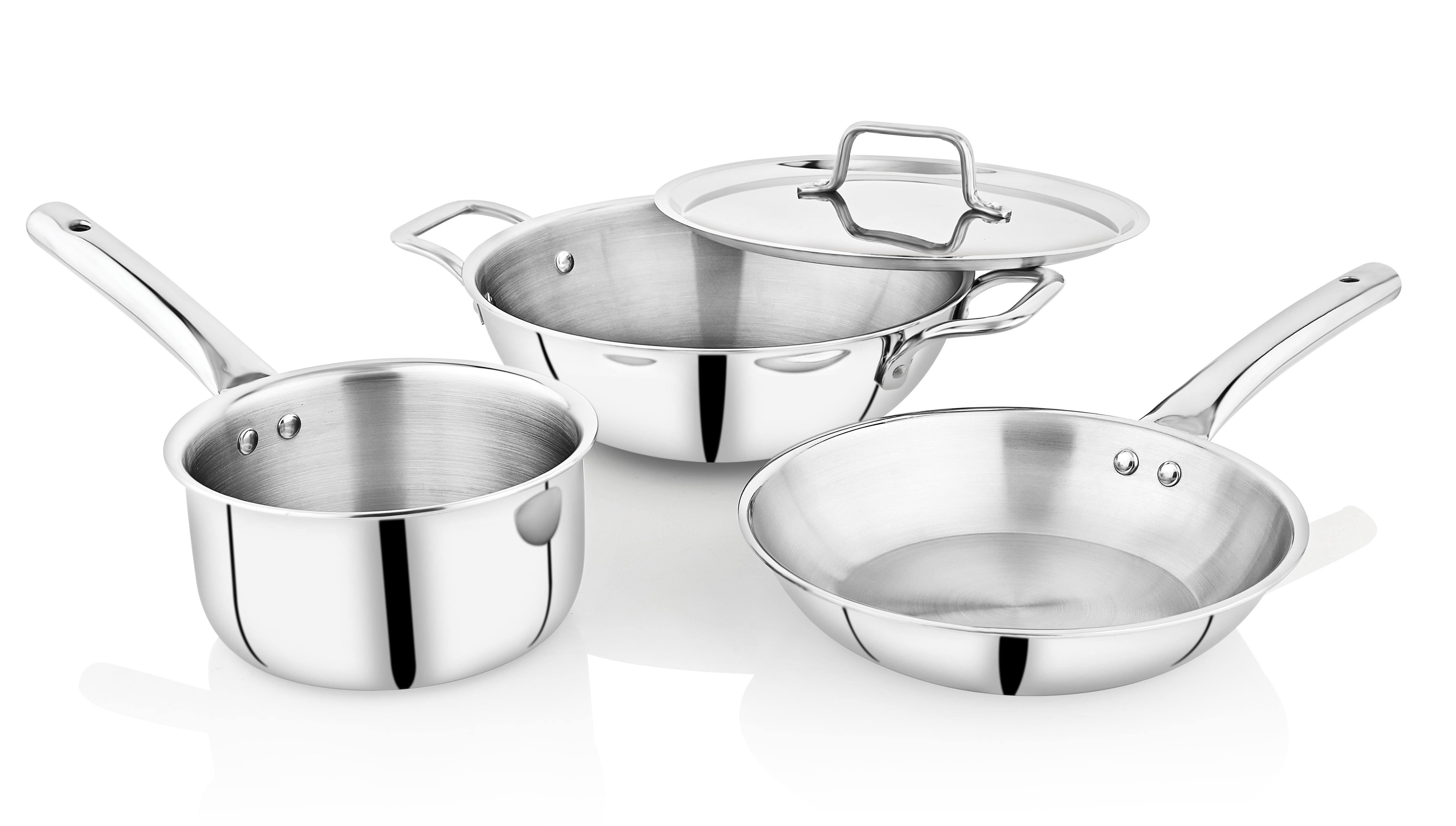 TRIPLUS 4-Piece Triply Cookware Set