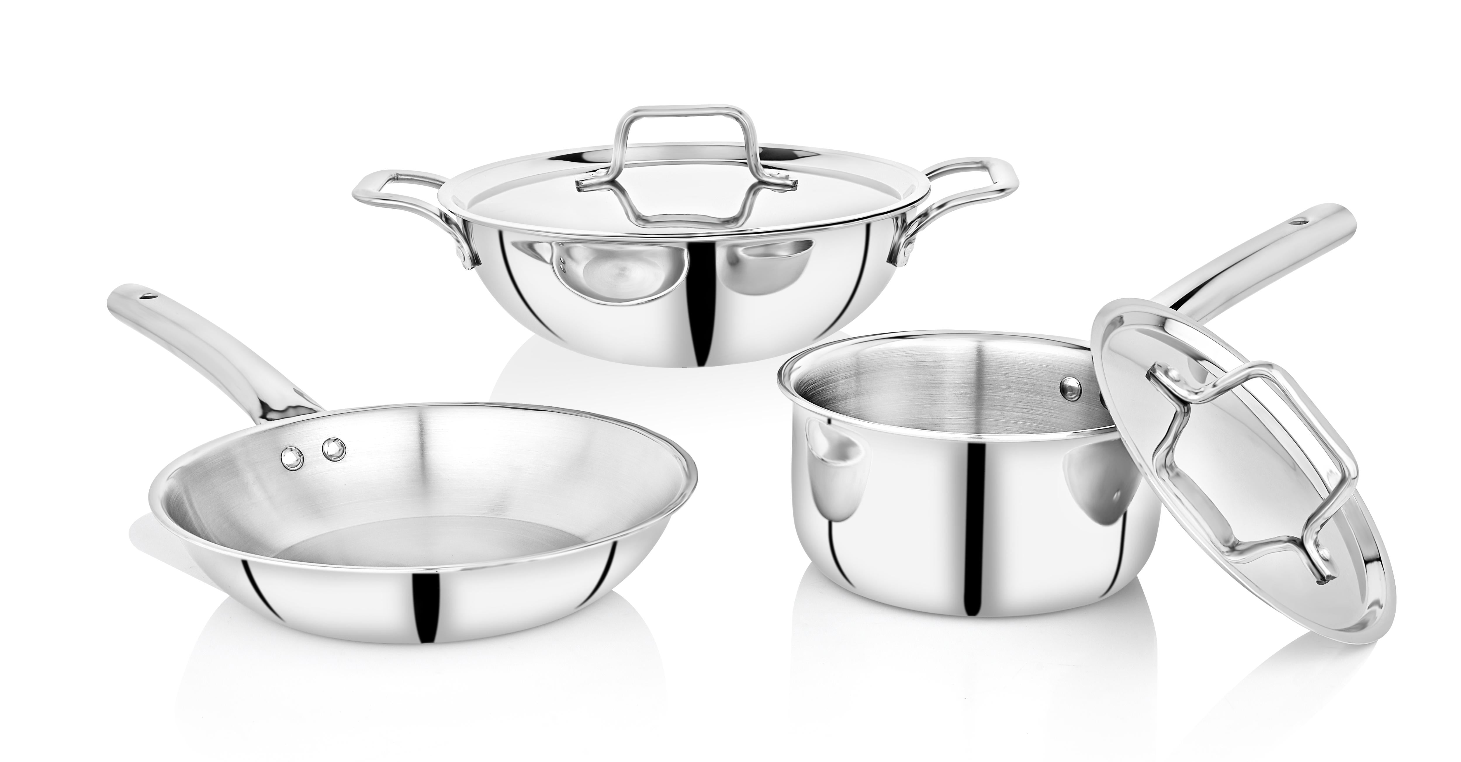 TRIPLUS 5-Piece Triply Cookware Set