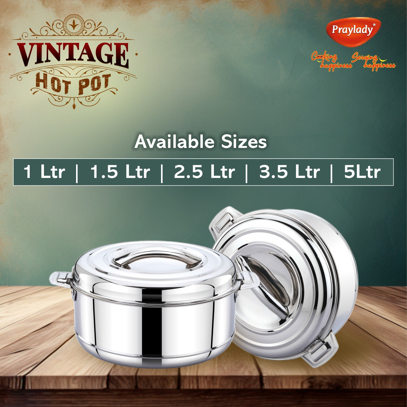 Buy SS Hotpots Online in Different Sizes