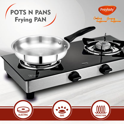 triply stainless steel Frying Pan