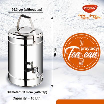 Double Wall Insulated Tea Can
