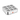 Praylady Food-Grade Stainless Steel Square Dry Fruit Box | 9 Compartments | See-Through Glass Lid