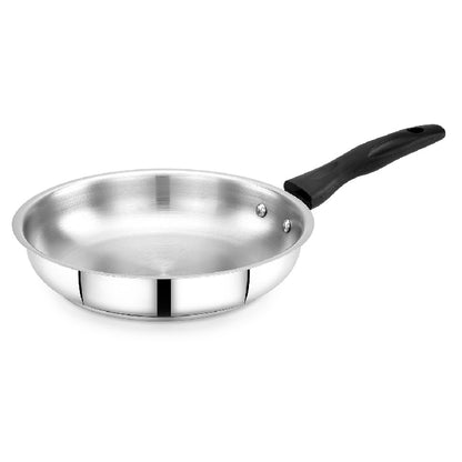 Stainless Steel Frying Pan with Thick Body