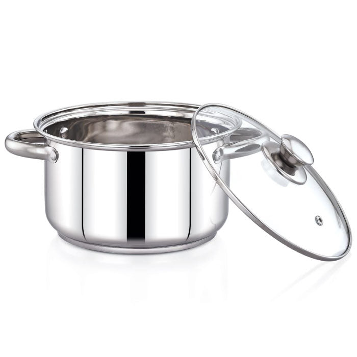 3-ply base stainless steel stock pot