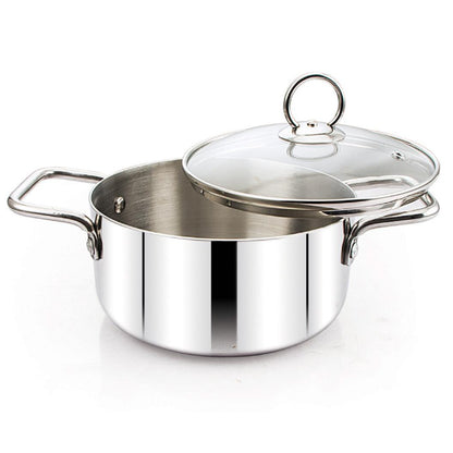 SS Dura Plus Stock Pot with a steel lid 