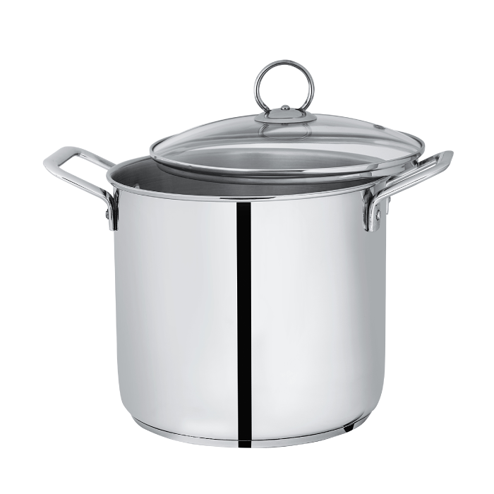 Stainless Steel Saucepan with glass lid 