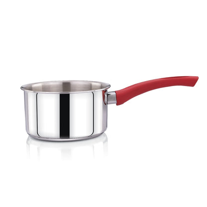 Sleek Stainless Steel Milk pan with Strong Handles