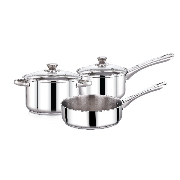 3 Pcs Pots and Pans cookware set 